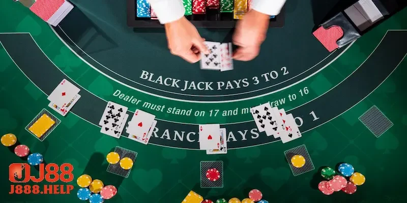 Các hành động cơ bản trong luật chơi bài Blackjack